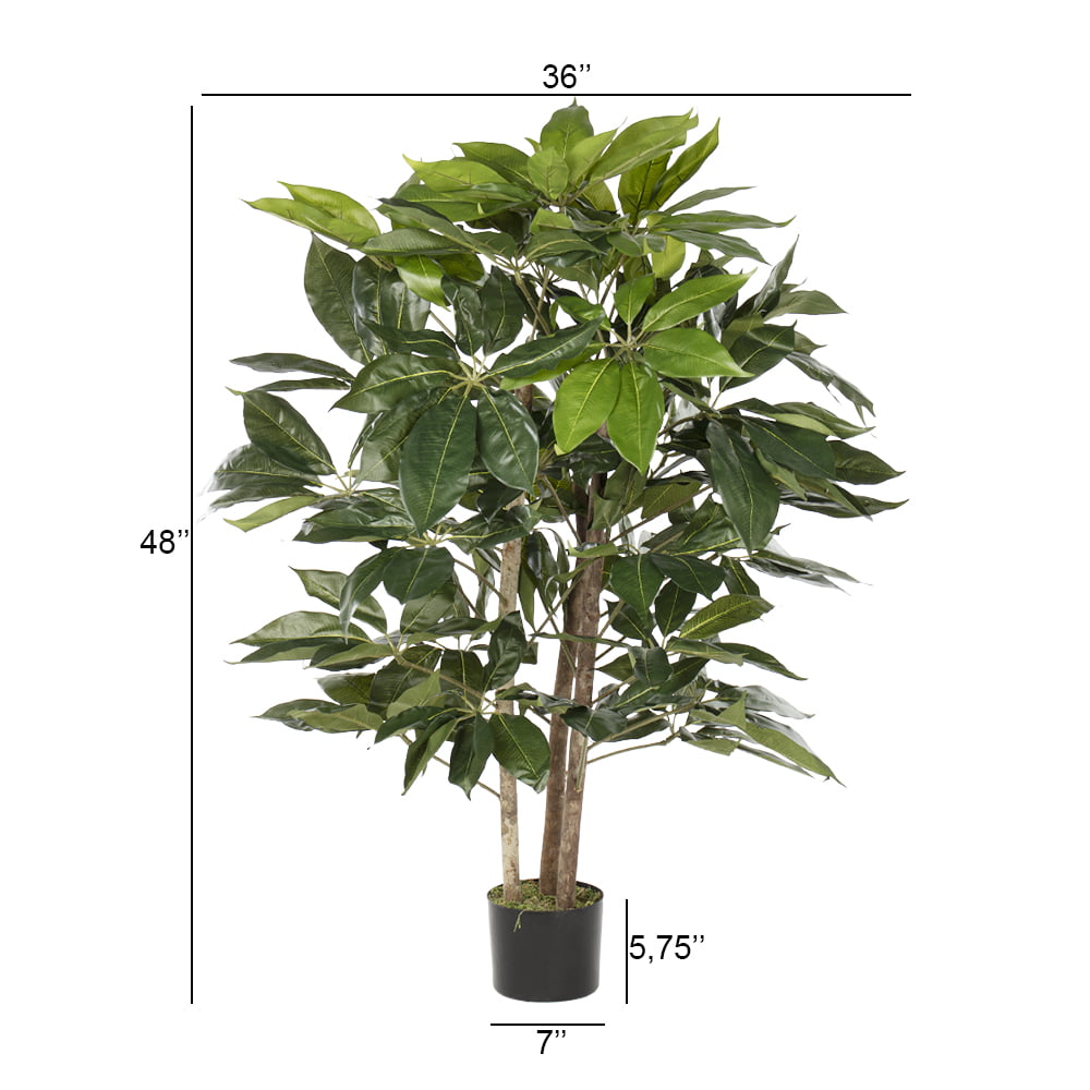 Buisson schefflera artificiel, 48" – Image 4 - Décors Véronneau