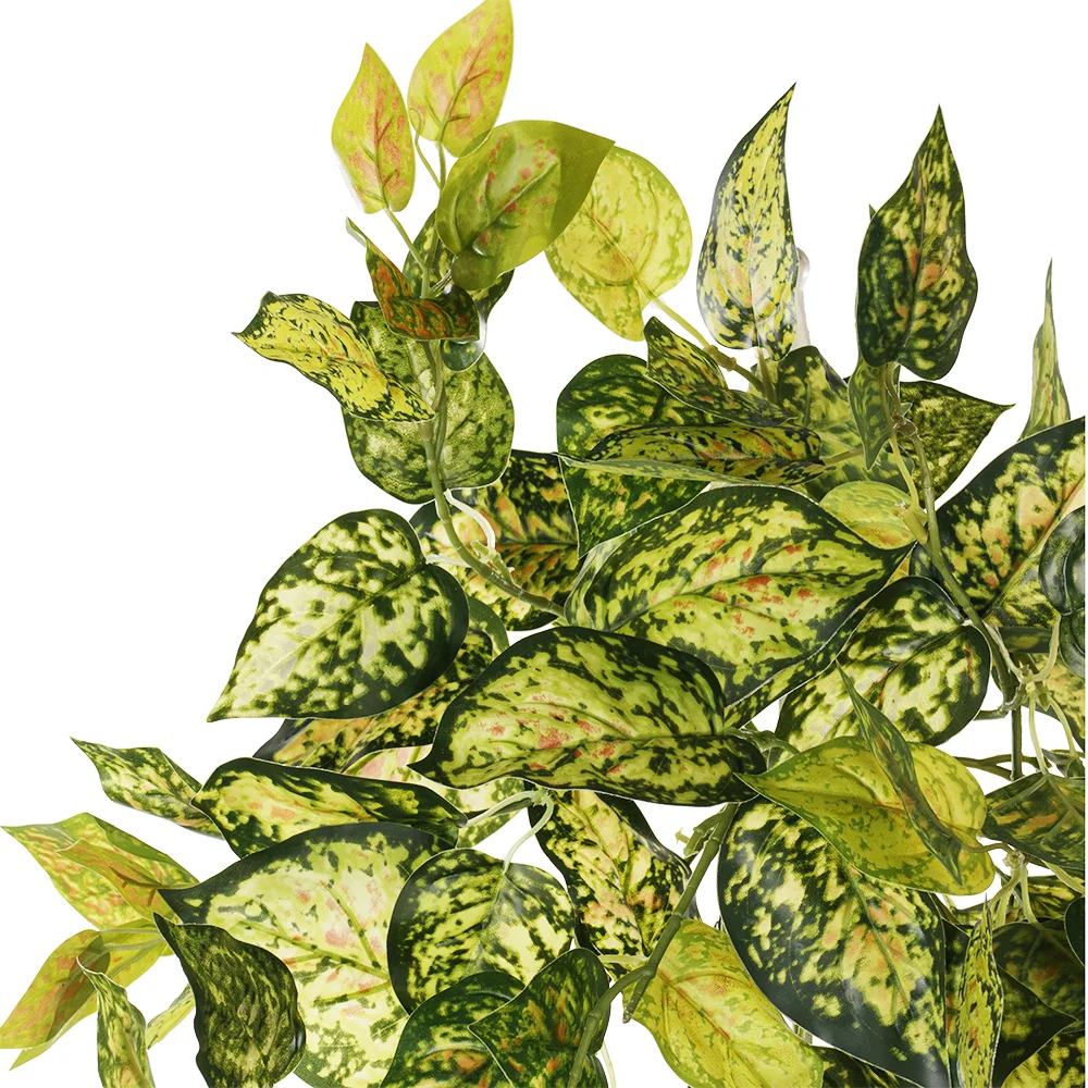 Artificial hanging variegated pothos, 32