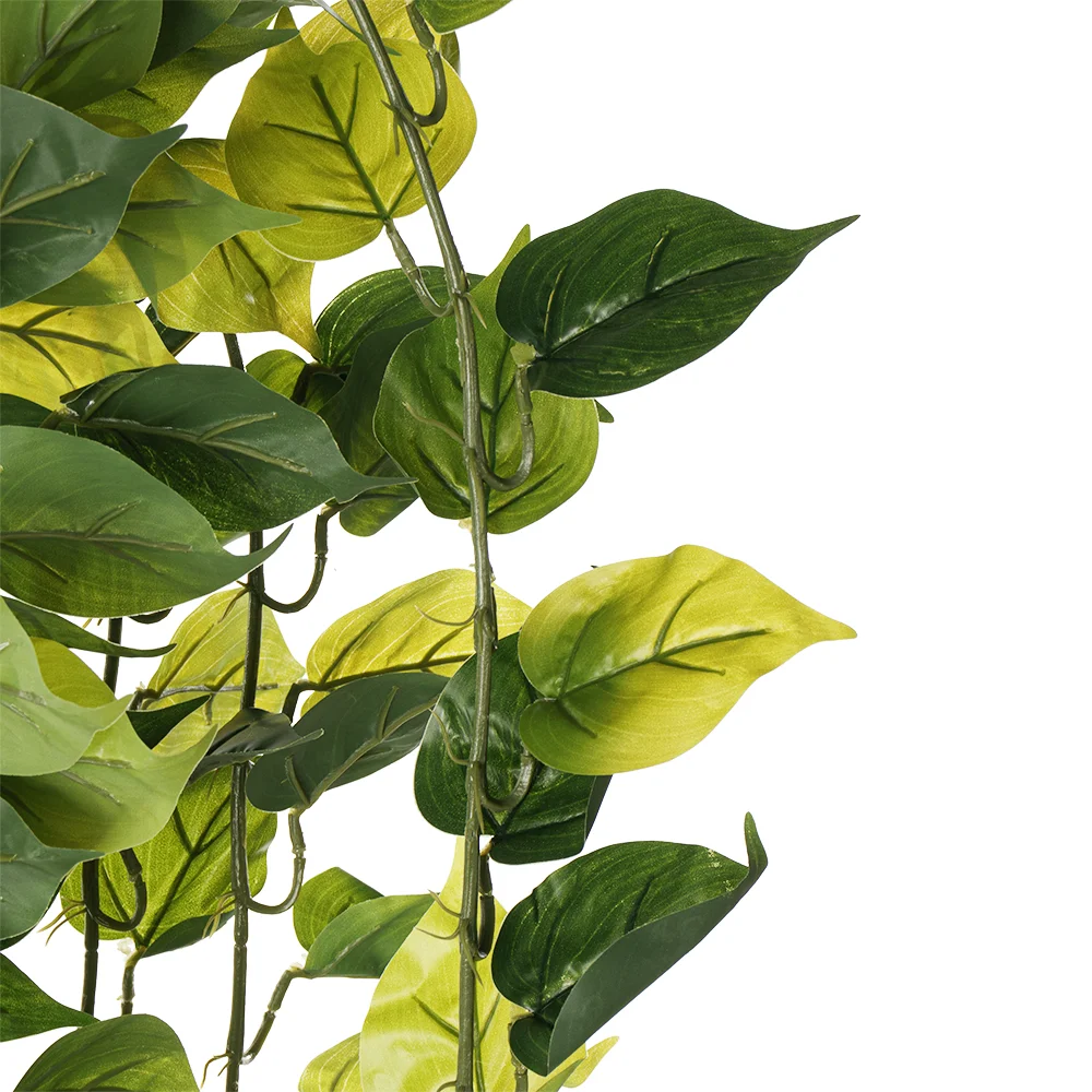 Artificial cascading pothos plant, 48