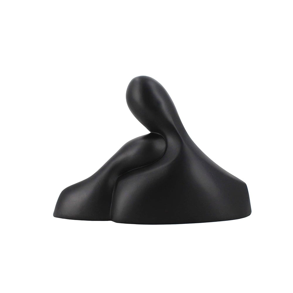 Black sculpture couple, 10 x 14