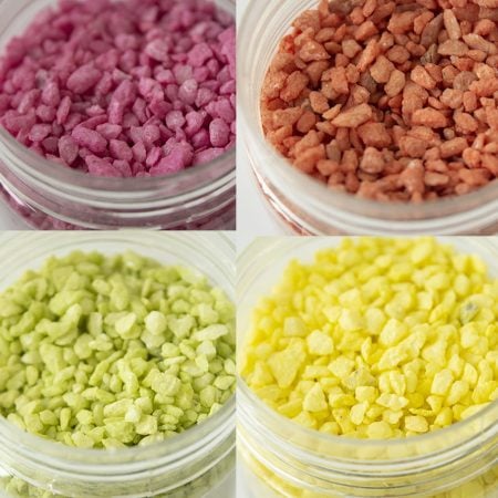 Gravier décoratif coloré - Décors Véronneau