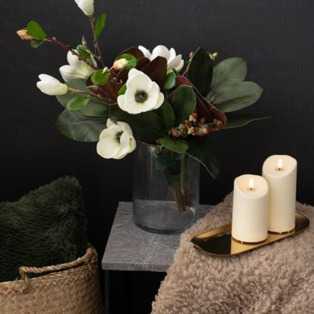 Jeté en fausse fourrure, 56 x 66