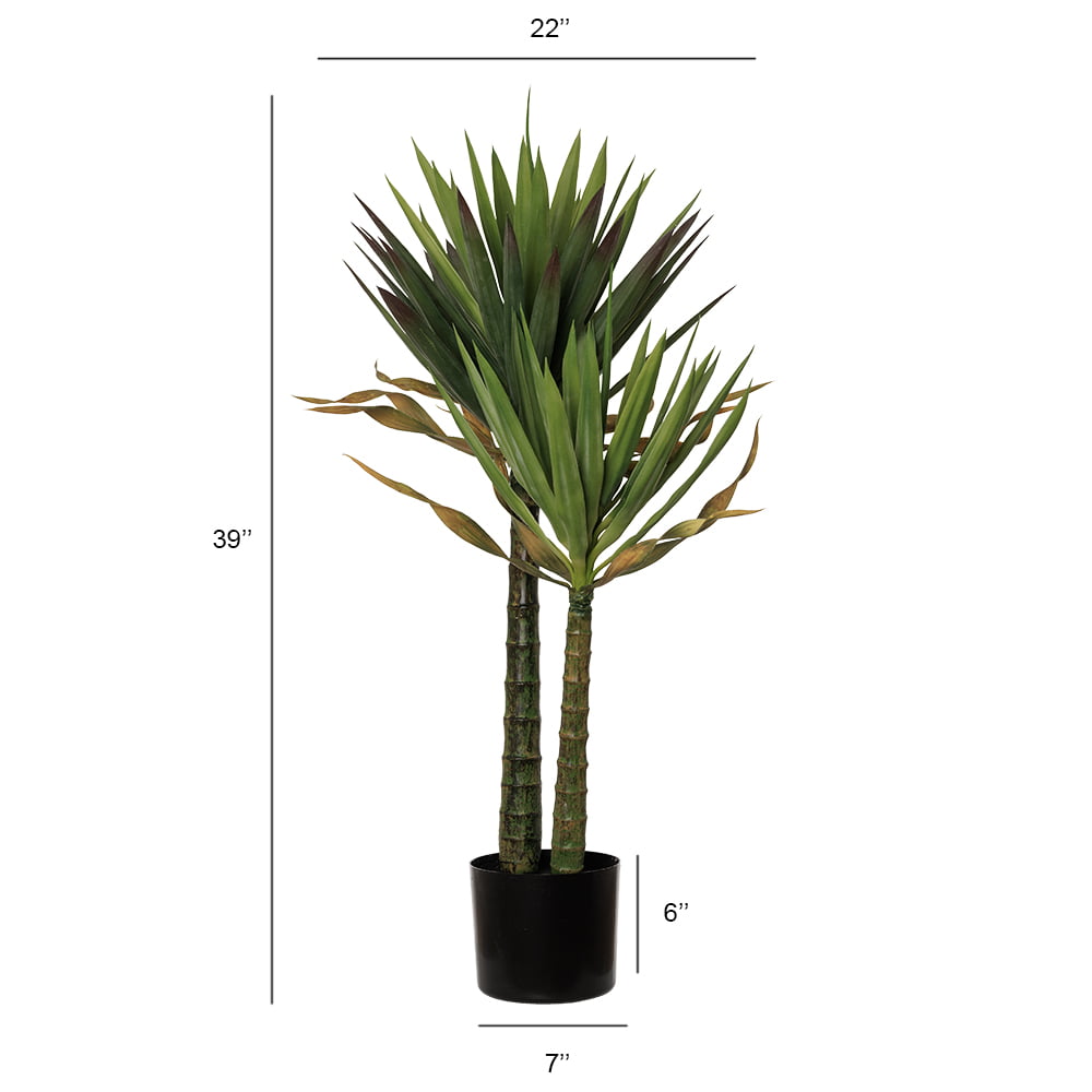 Agave americana artificiel à deux troncs, 39'' – Image 5 - Décors Véronneau