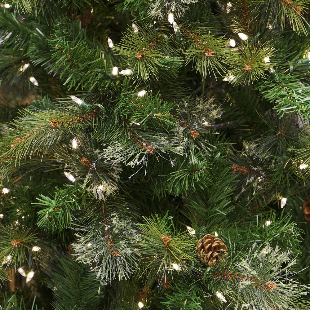 Pinecone cashmere artificial Christmas tree, 500 LEDs, 90'' - Image 3 - Décors Véronneau