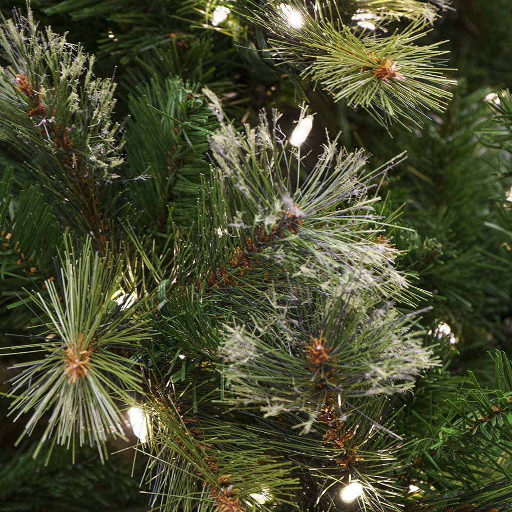 Pinecone cashmere artificial Christmas tree, 500 LEDs, 90'' - Décors Véronneau