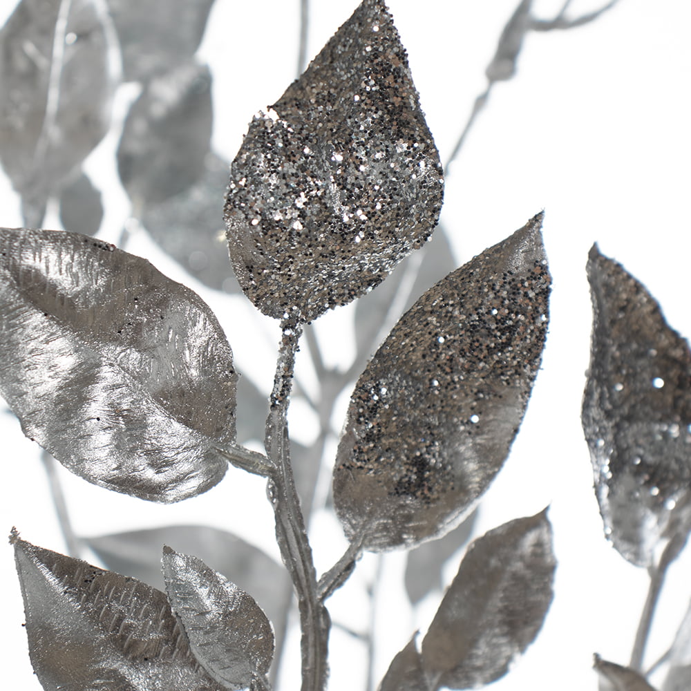 Feuillage de laurier argent artificiel, 36