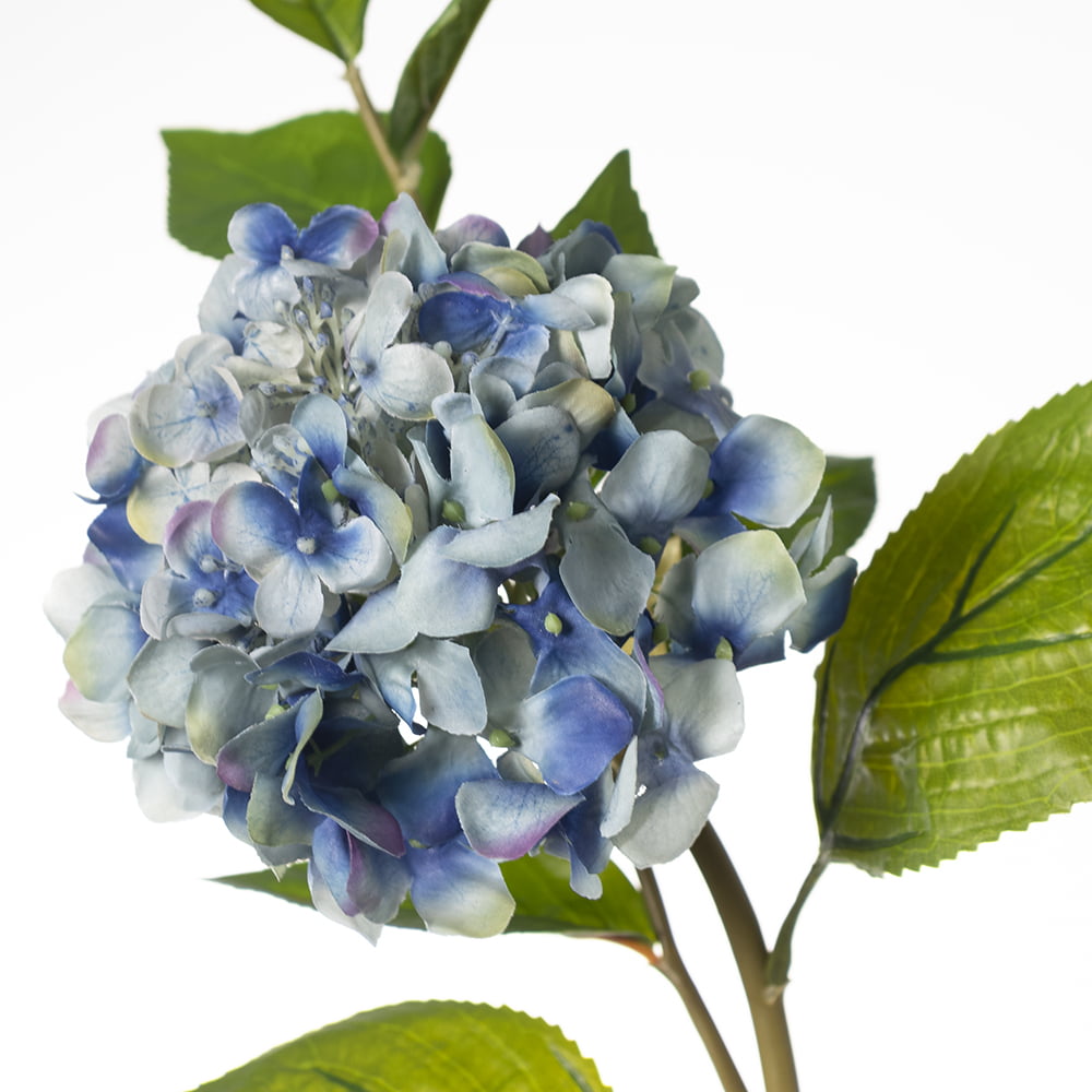 Fleur artificielle, hydrangée bleue, 23" – Image 3 - Décors Véronneau