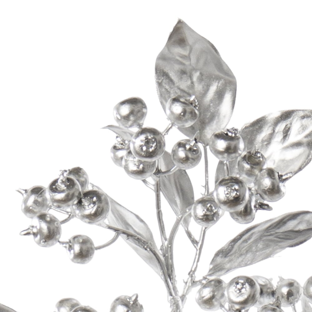 Artificial silver berry foliage, 15