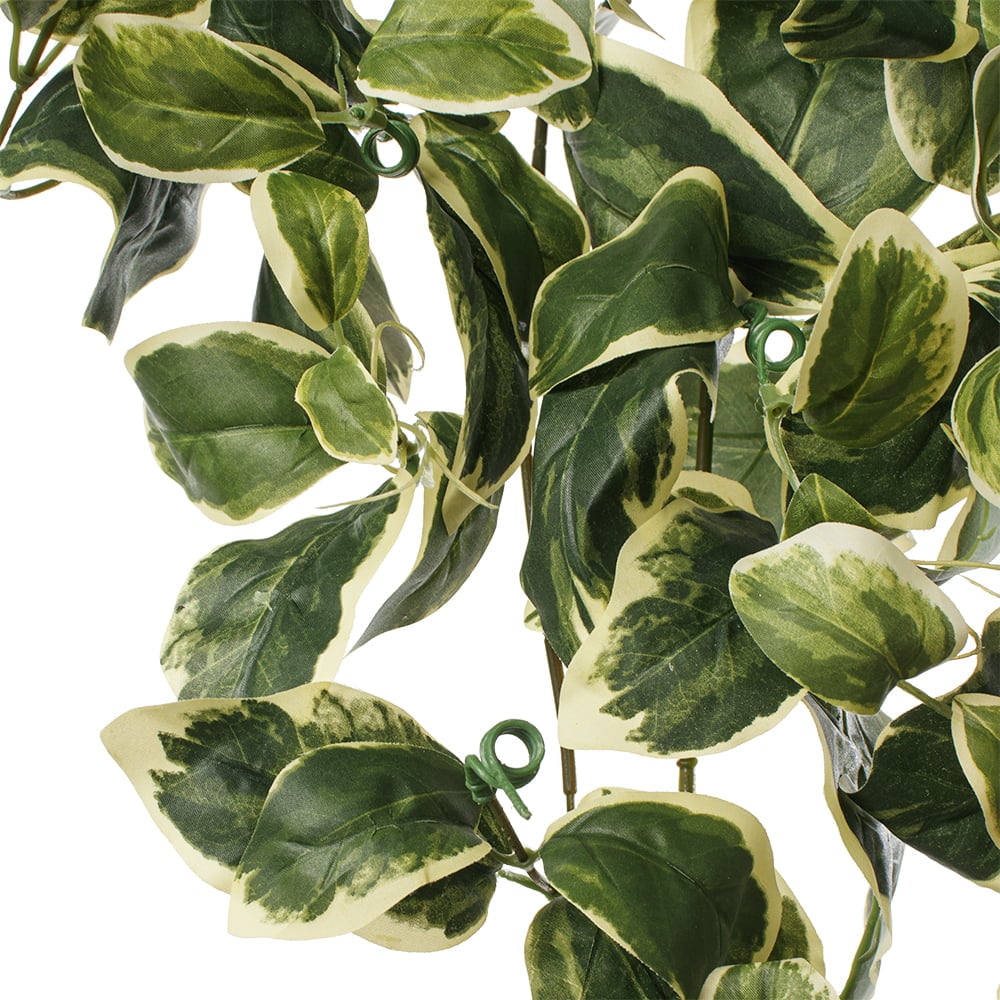 Artificial trailing plant in a grey pot Décors Véronneau