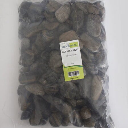 Sac 10kg de galets tigrés polis, 20-40mm - Décors Véronneau