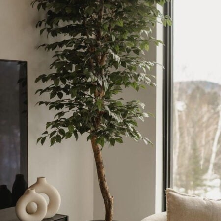 Arbre de camélia artificiel fait main - Décors Véronneau