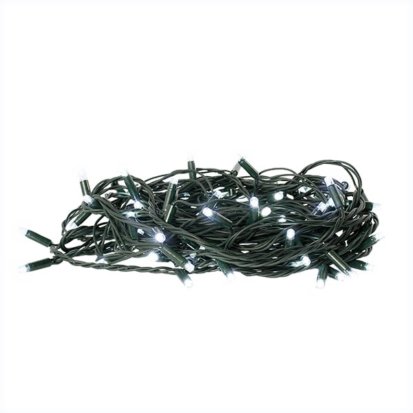 100 Outdoor Pure White String LED Lights, 52,5' - Décors Véronneau