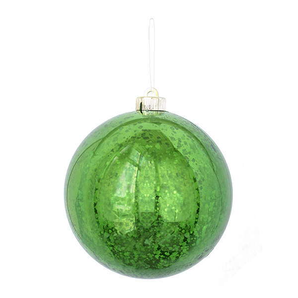 Boule de Noël verte Happy Family - BEBE