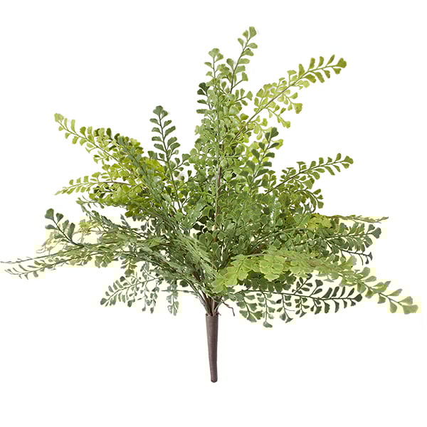 UV protected artificial maidenhair fern plant, 15''
