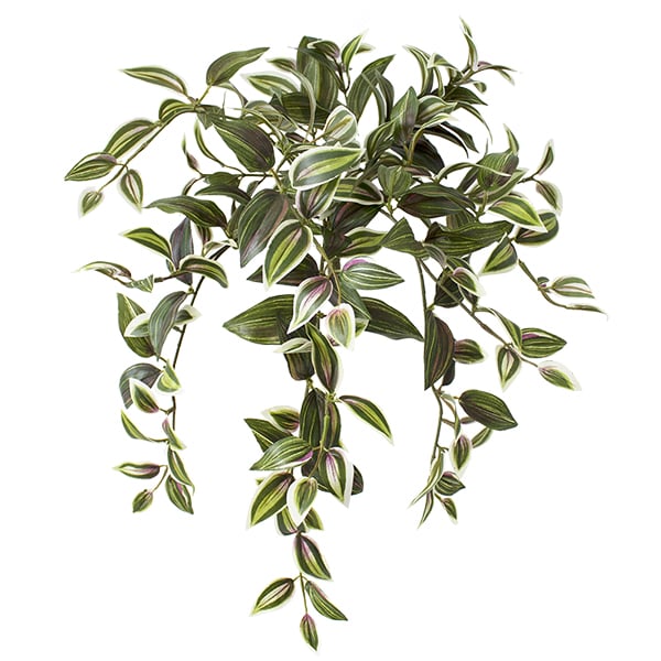 Artificial hanging wandering jew plant, 16