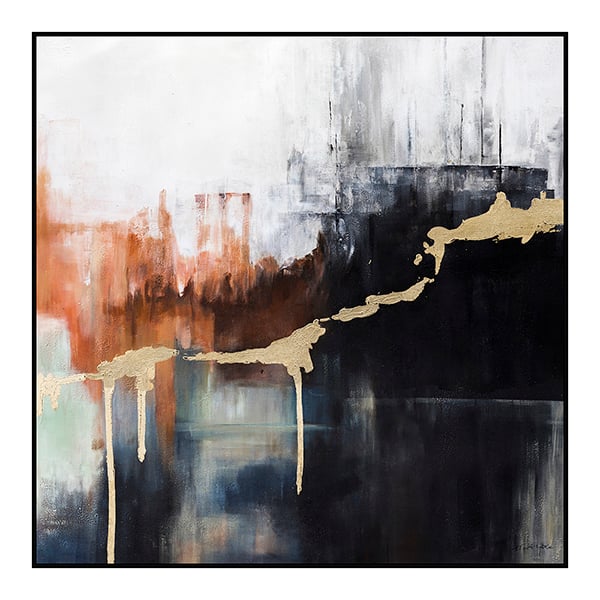 Paint chips wall art, 32 x 32