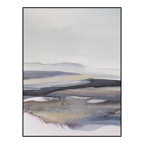 White landscape wall art, 32 x 47
