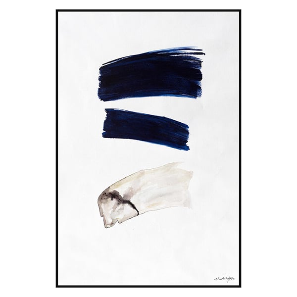 Brush stroke wall art, 24 x 36